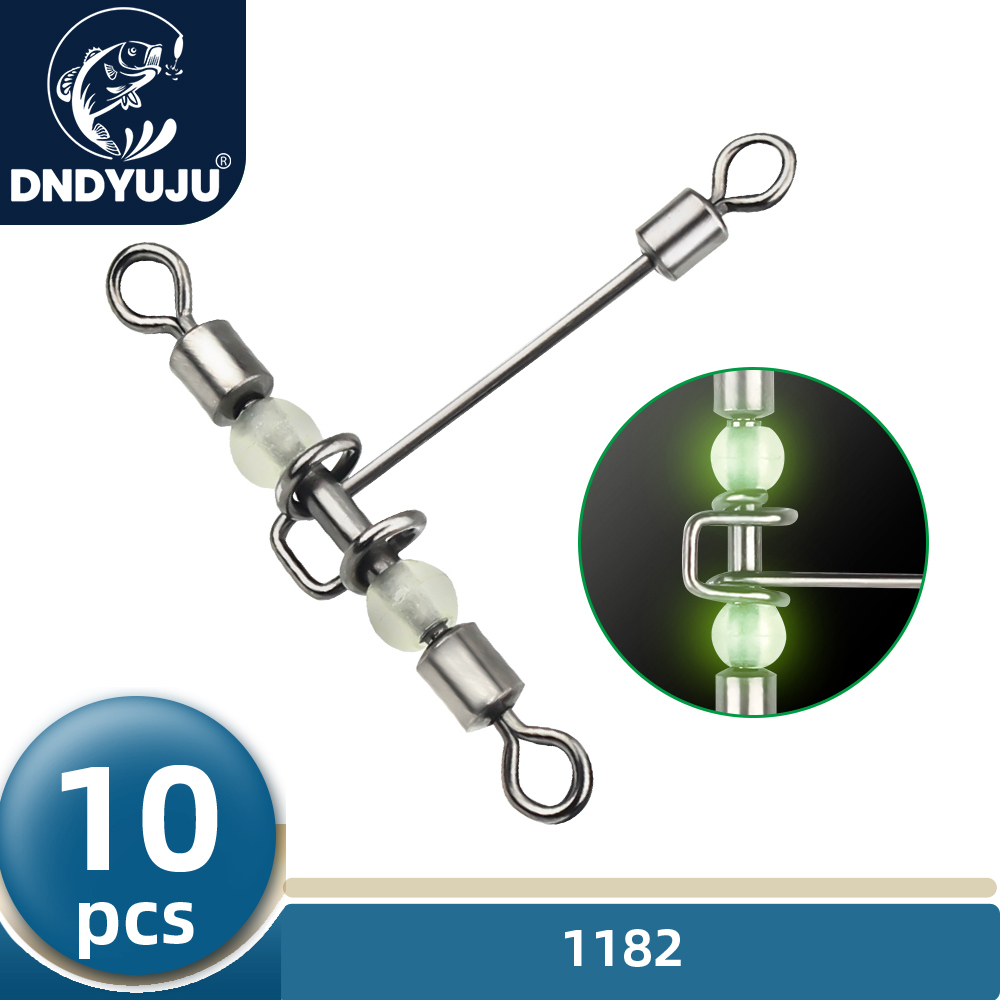 Fishing Hook Assortment - DNDYUJU 10 Buah 3 Arah Bercahaya