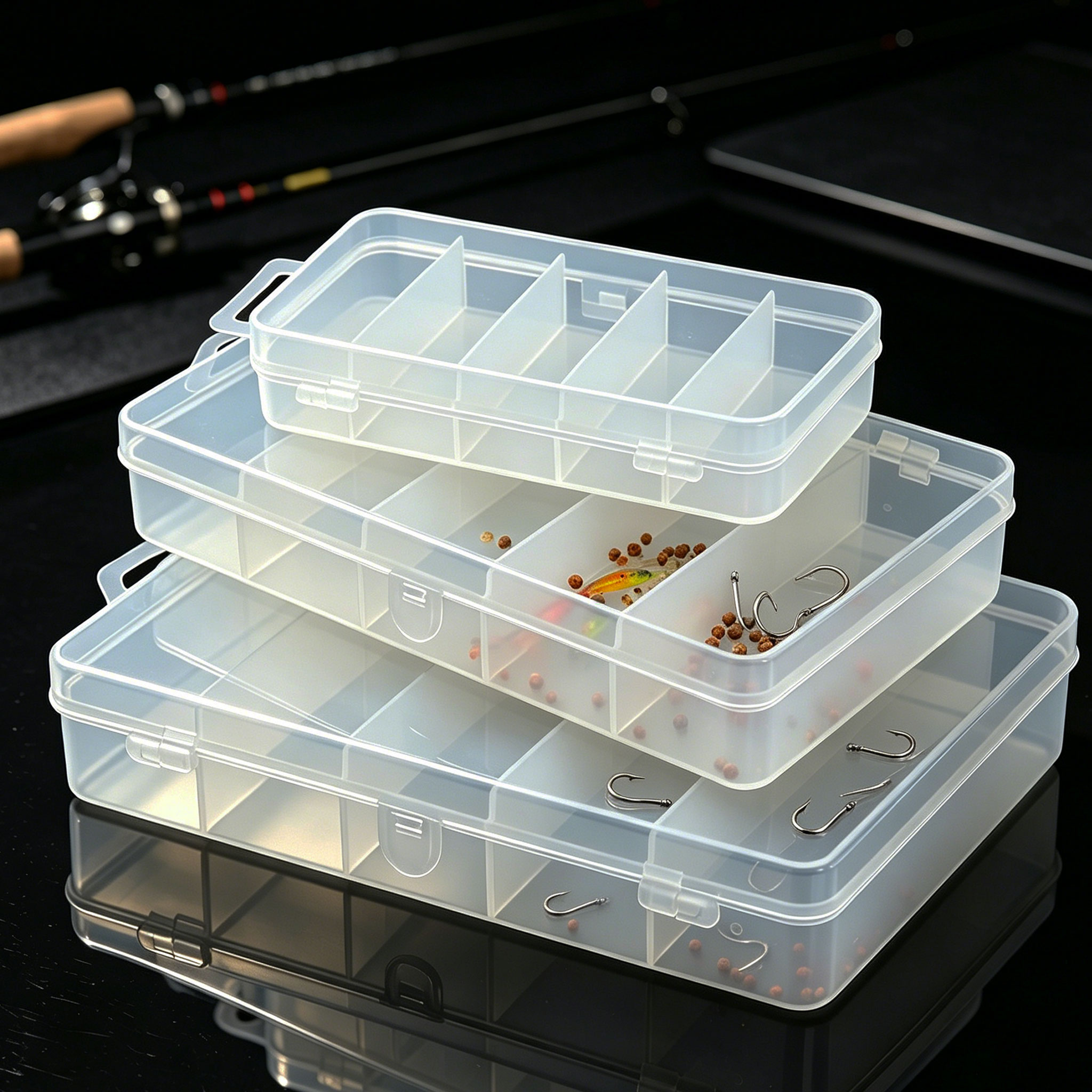 Fishing Hook Box - 1/3 Buah 3 Ukuran Umpan Pancing