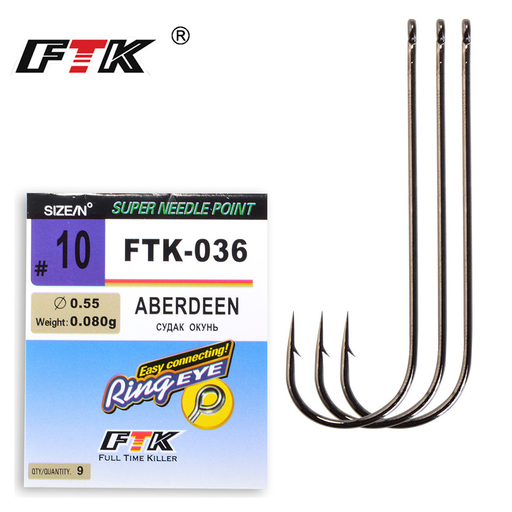 Fishing Hook Barbless - Ftk Klasik Aberdeen Laut Memancing Kait