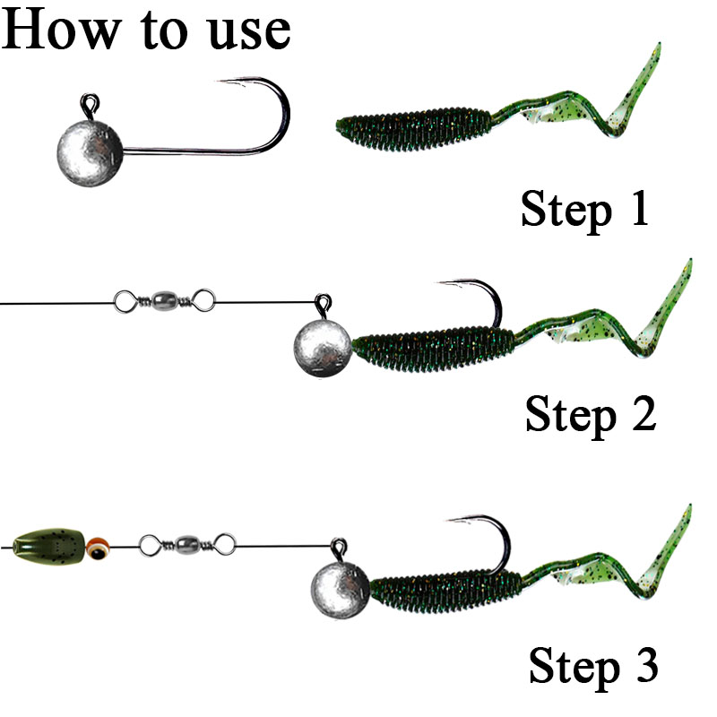 10 buah/lot Jig kepala kail pa - Fishing Hook Barbless ulasan dan harga