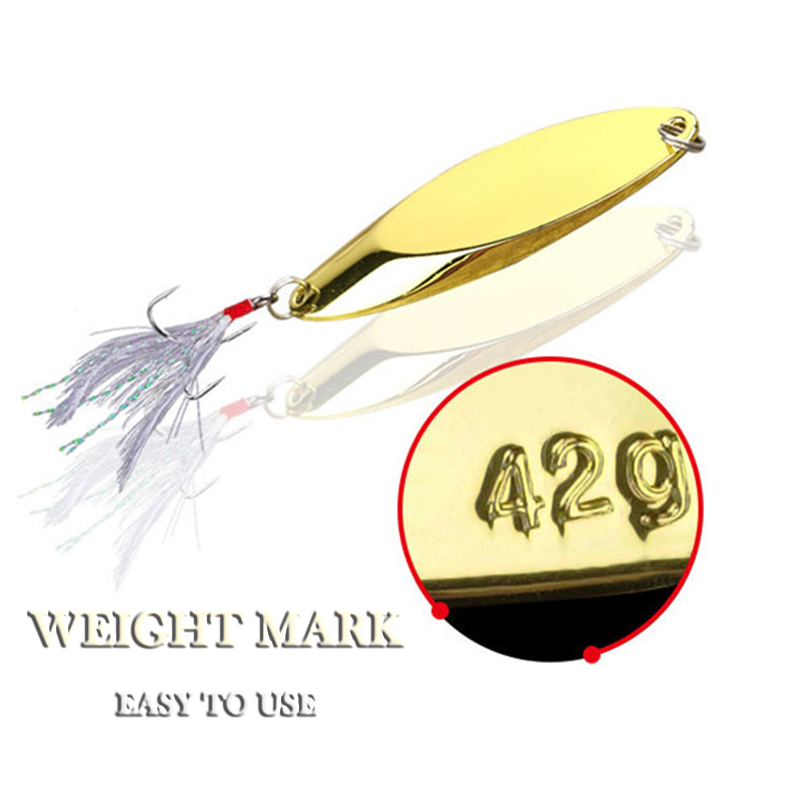 1 buah 2.5 g-35g sendok logam  - Fishing Hook Treble ulasan dan harga