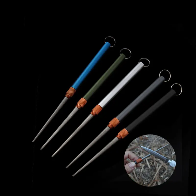 Batang Pengasah Pisau EDC Mini - Fishing Hook Stainless Steel ulasan dan harga