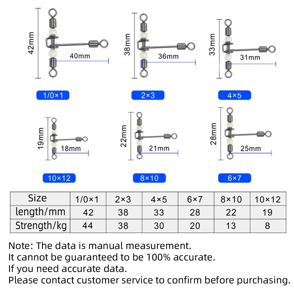 DNDYUJU 10 Buah 3 Arah Bercaha - Fishing Hook Assortment ulasan dan harga