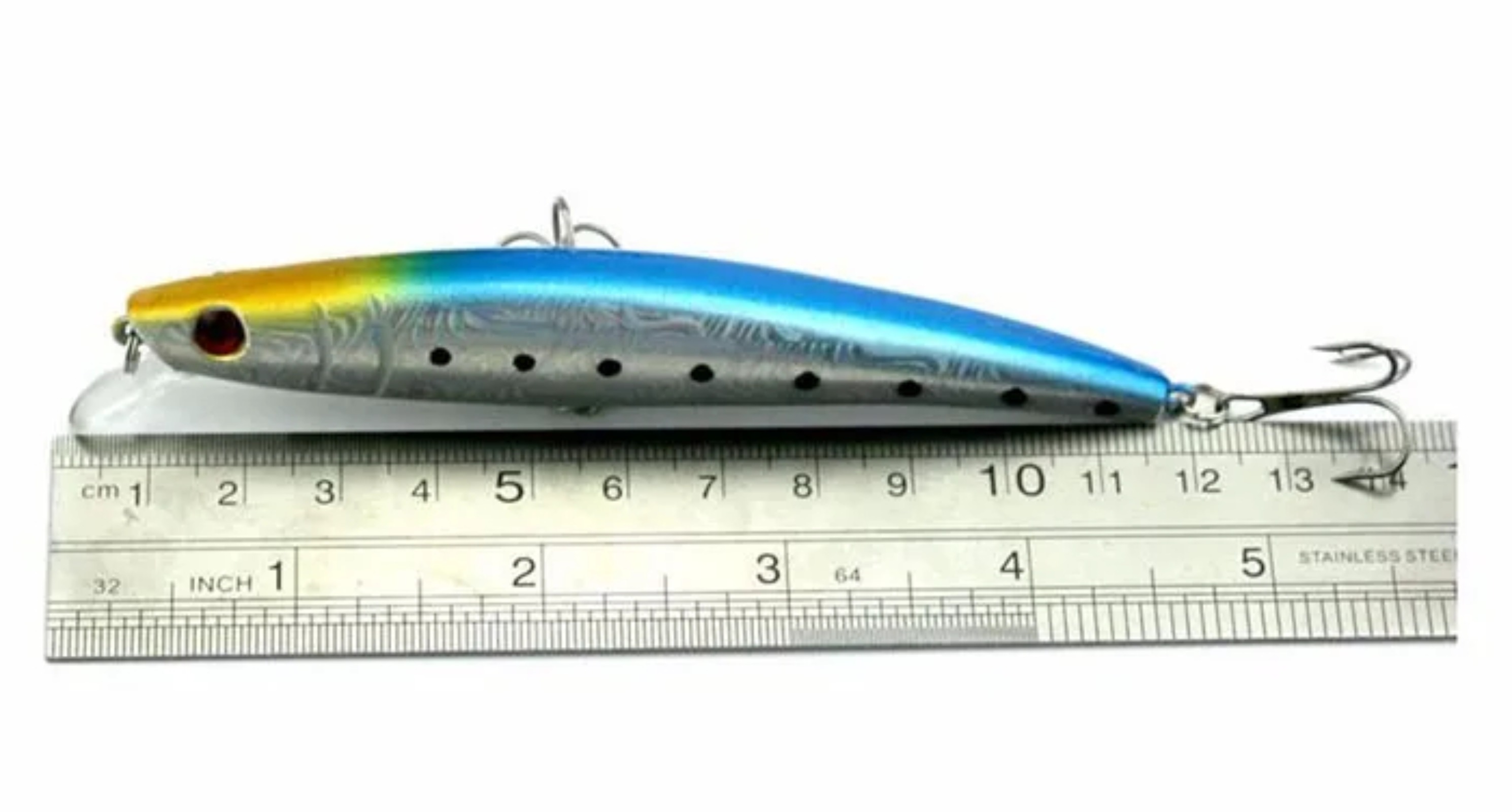 Umpan Pancing Minnow 110mm 13g - Fishing Hook Treble ulasan dan harga