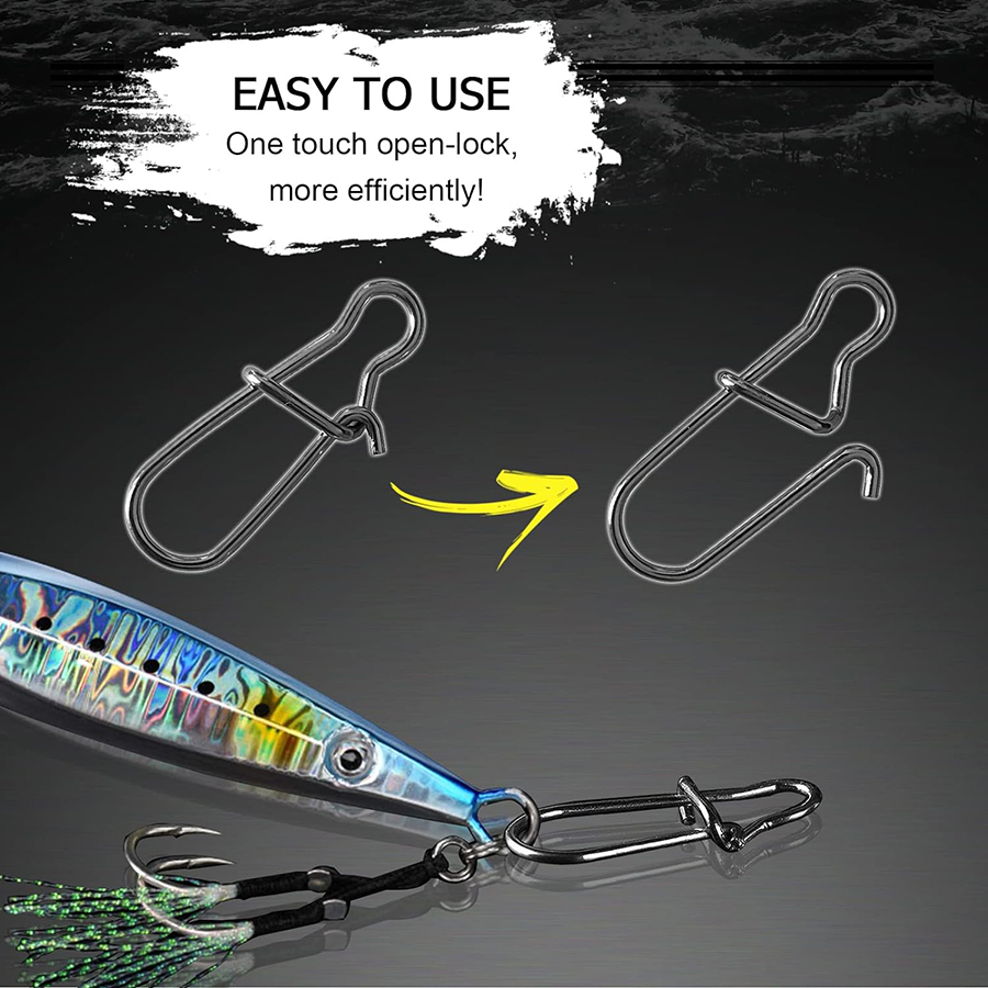 50 buah Crankbait kancing baja - Fishing Hook Stainless Steel ulasan dan harga