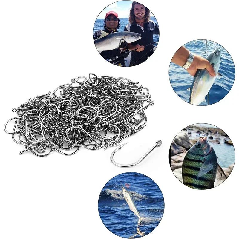50-1600Pcs/Kotak Kail Pancing  - Fishing Hook Barbless ulasan dan harga