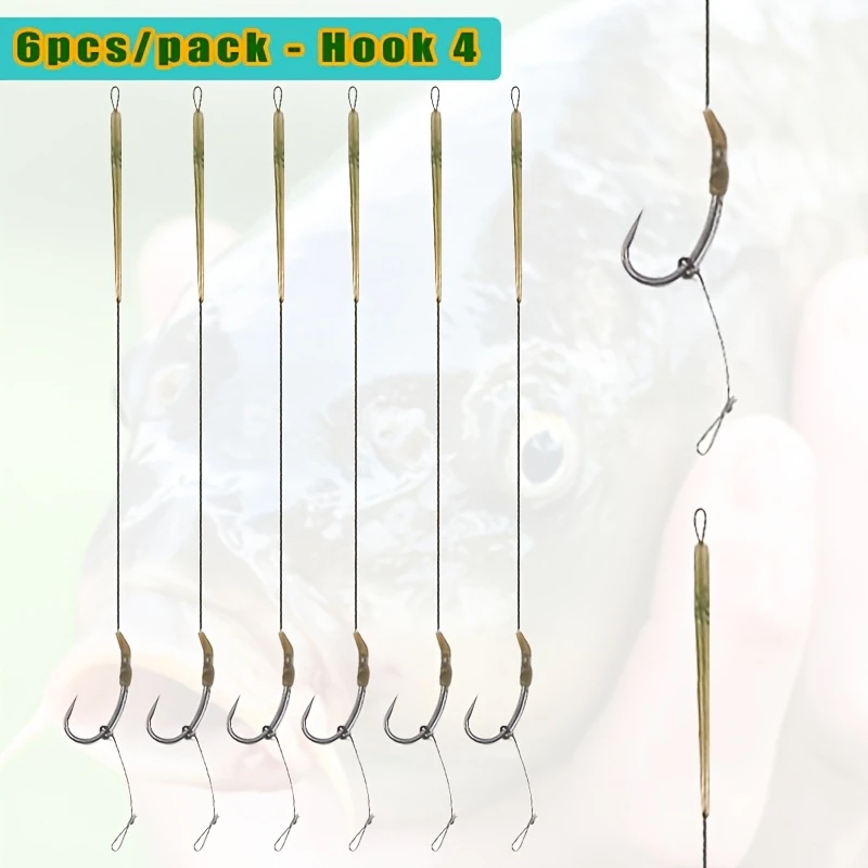 6pcs Rig Rambut Blow Back Siap - Fishing Hook Size ulasan dan harga