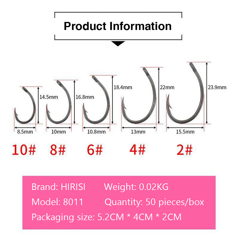 Kail Pancing Hirisi Baru 50pcs - Fishing Hook Box ulasan dan harga