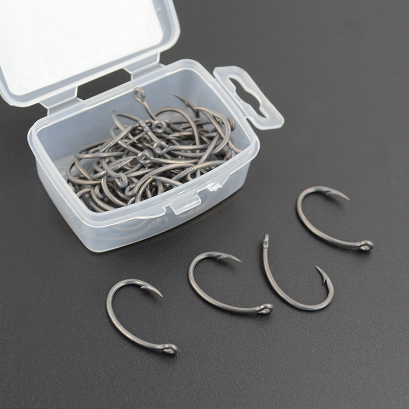 Kail Pancing Hirisi Baru 50pcs - Fishing Hook Box ulasan dan harga