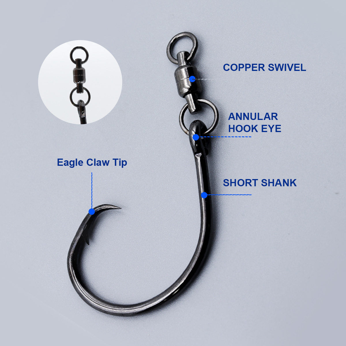 ZYZHE 3/6/9pcs Kail Bulat Deng - Fishing Hook Barbless ulasan dan harga