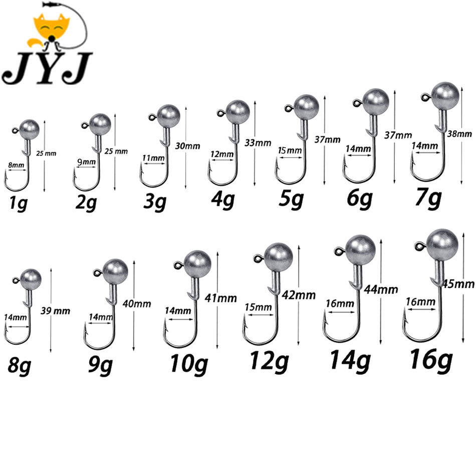 WODJYJ 1g 2g 3g 4g 5g 7g 8g 10 - Fishing Hook Assortment ulasan dan harga