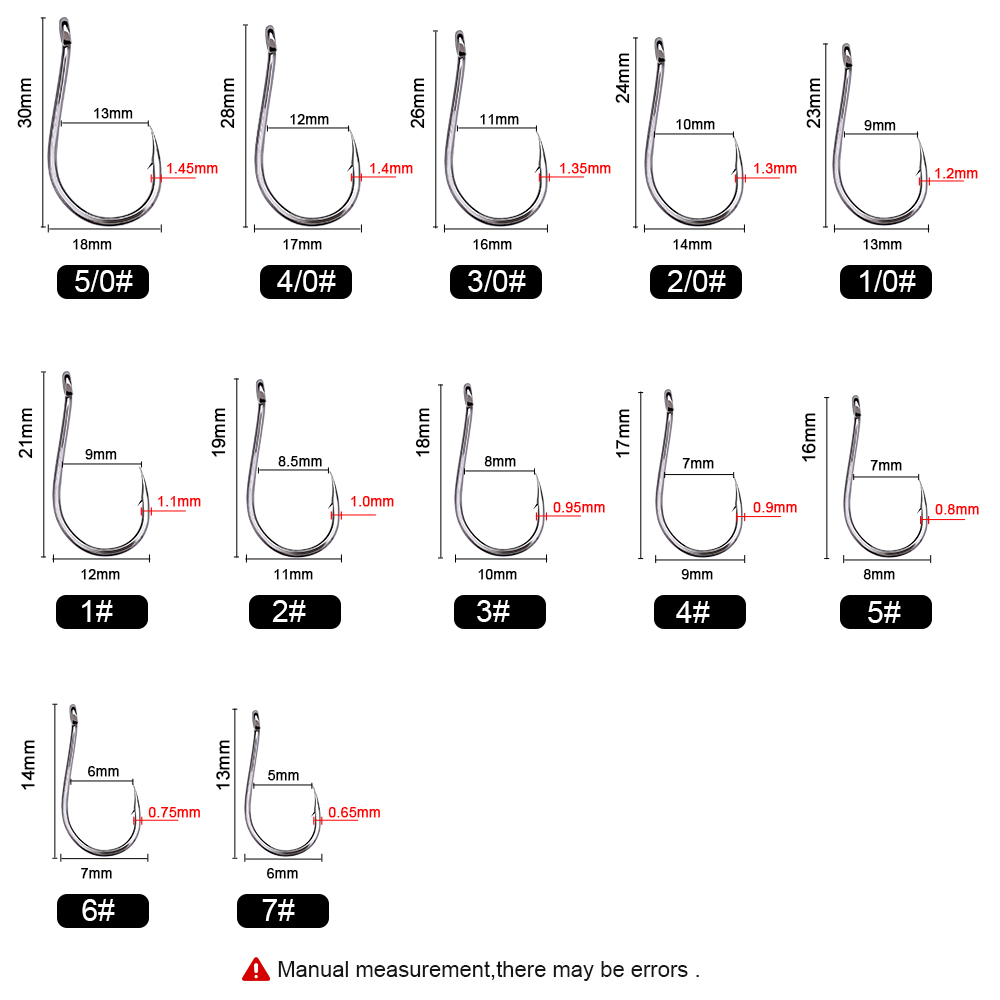 Mata kail baja karbon tinggi,  - Fishing Hook Circle ulasan dan harga